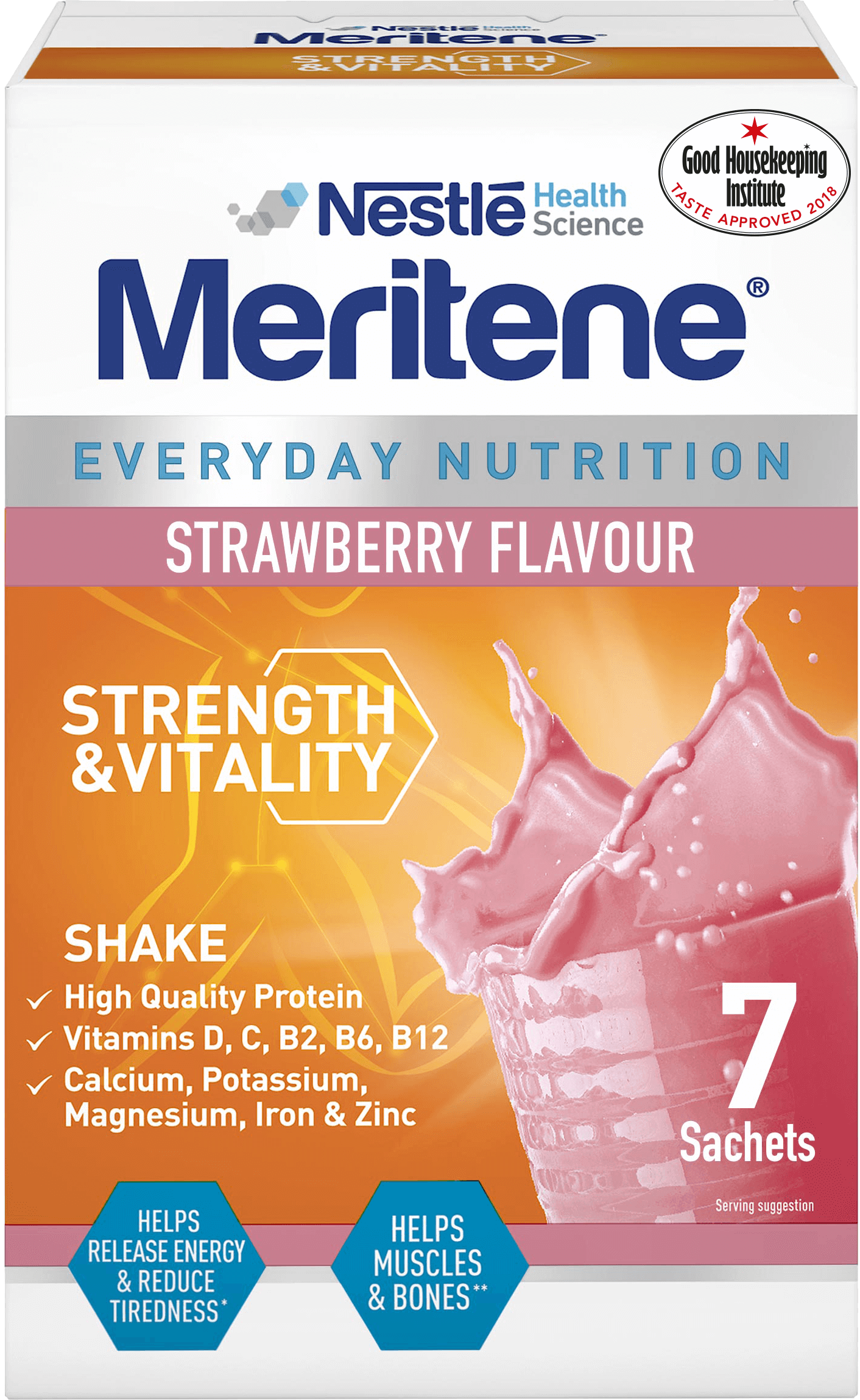 Strength &amp; Vitality strawberry shake